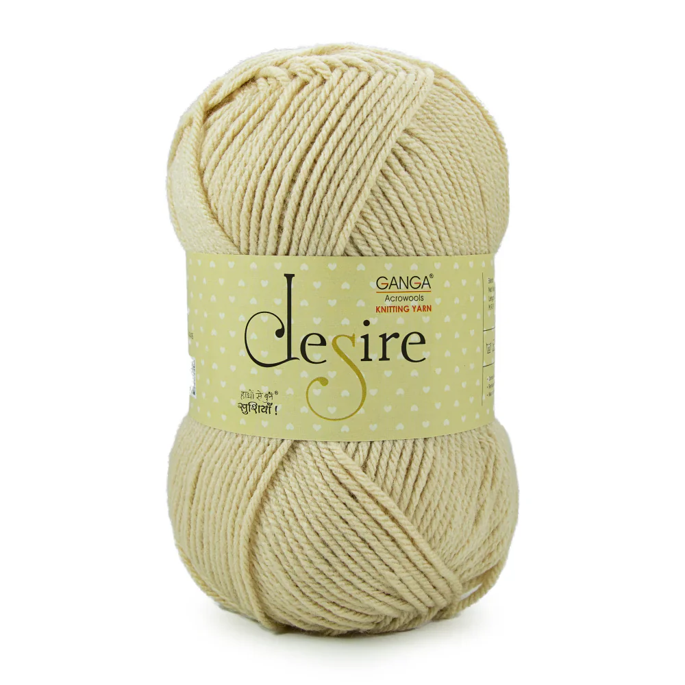 Ganga Desire Yarn - Plain - 100g per Ball view 3
