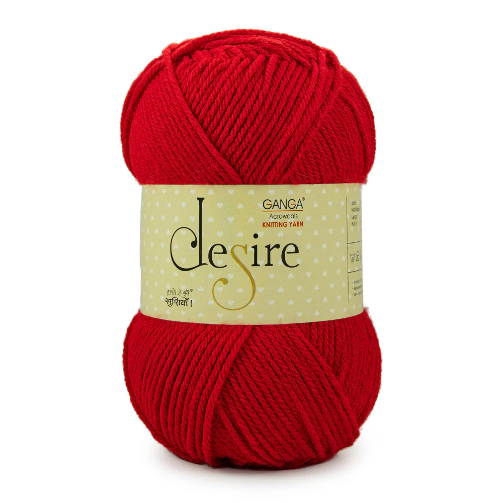 Ganga Desire Yarn - Plain - 100g per Ball view 4