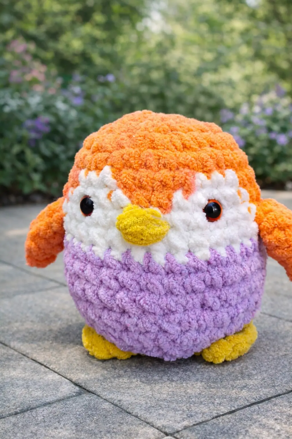 Handmade Crochet Little Penguin Plushie | Soft Amigurumi Stuffed Toy