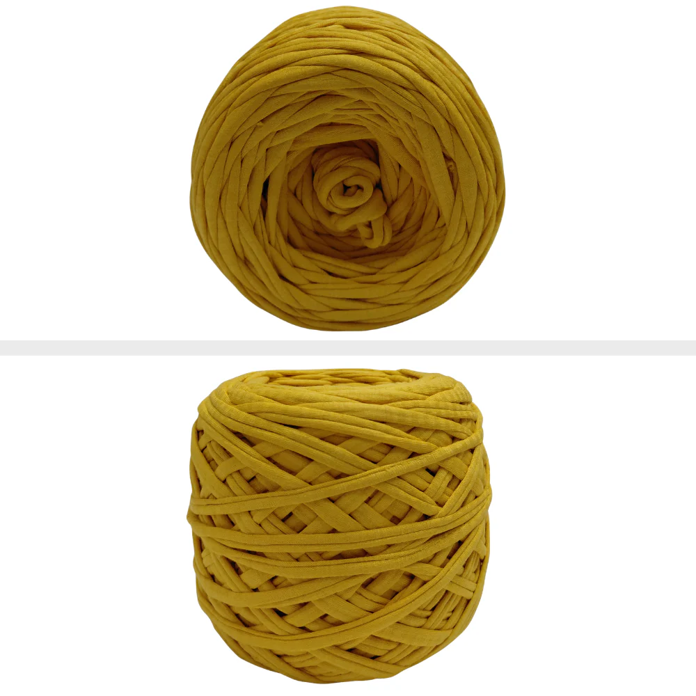 Mercerised Cotton T-Shirt Yarn – 500g| Premium Soft & Durable Craft Yarn view 3