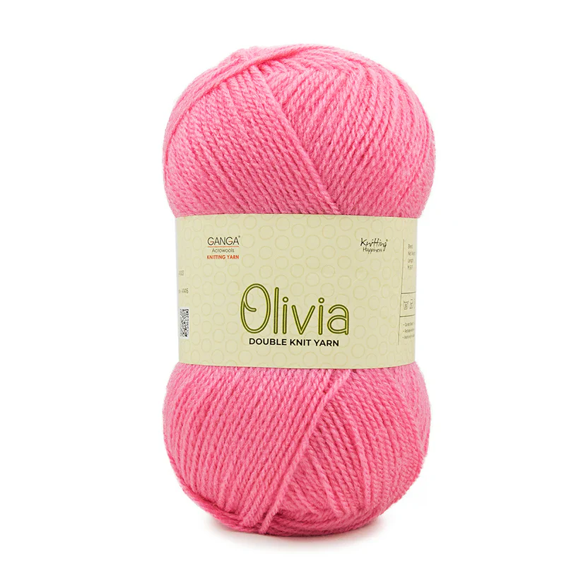 Olivia Double Knit Yarn – 100g Premium Acrylic Yarn for Knitting & Crochet view 11