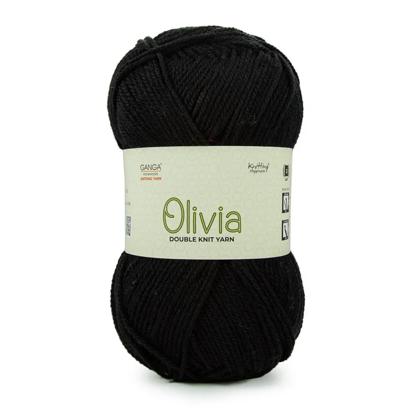 Olivia Double Knit Yarn – 100g Premium Acrylic Yarn for Knitting & Crochet view 12