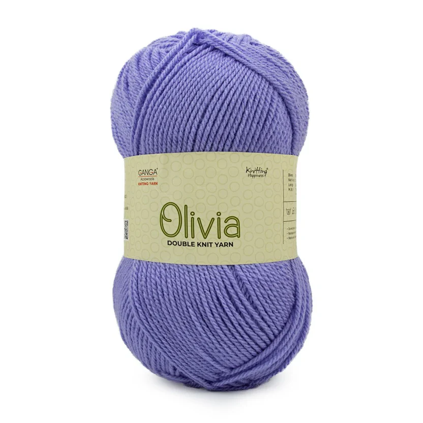 Olivia Double Knit Yarn – 100g Premium Acrylic Yarn for Knitting & Crochet view 13