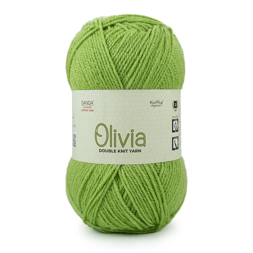 Olivia Double Knit Yarn – 100g Premium Acrylic Yarn for Knitting & Crochet view 15