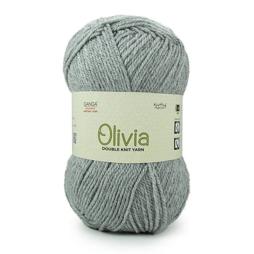 Olivia Double Knit Yarn – 100g Premium Acrylic Yarn for Knitting & Crochet view 17