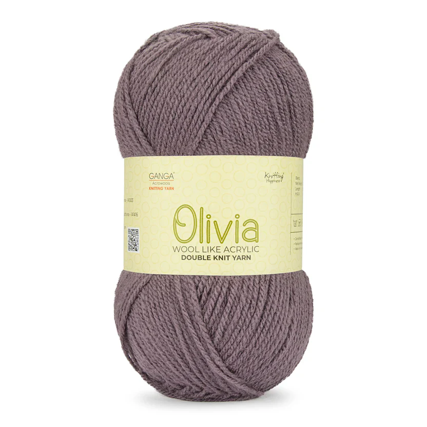 Olivia Double Knit Yarn – 100g Premium Acrylic Yarn for Knitting & Crochet view 18