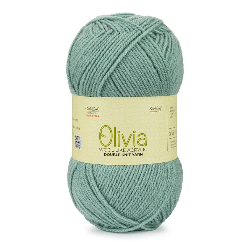 Olivia Double Knit Yarn – 100g Premium Acrylic Yarn for Knitting & Crochet view 22
