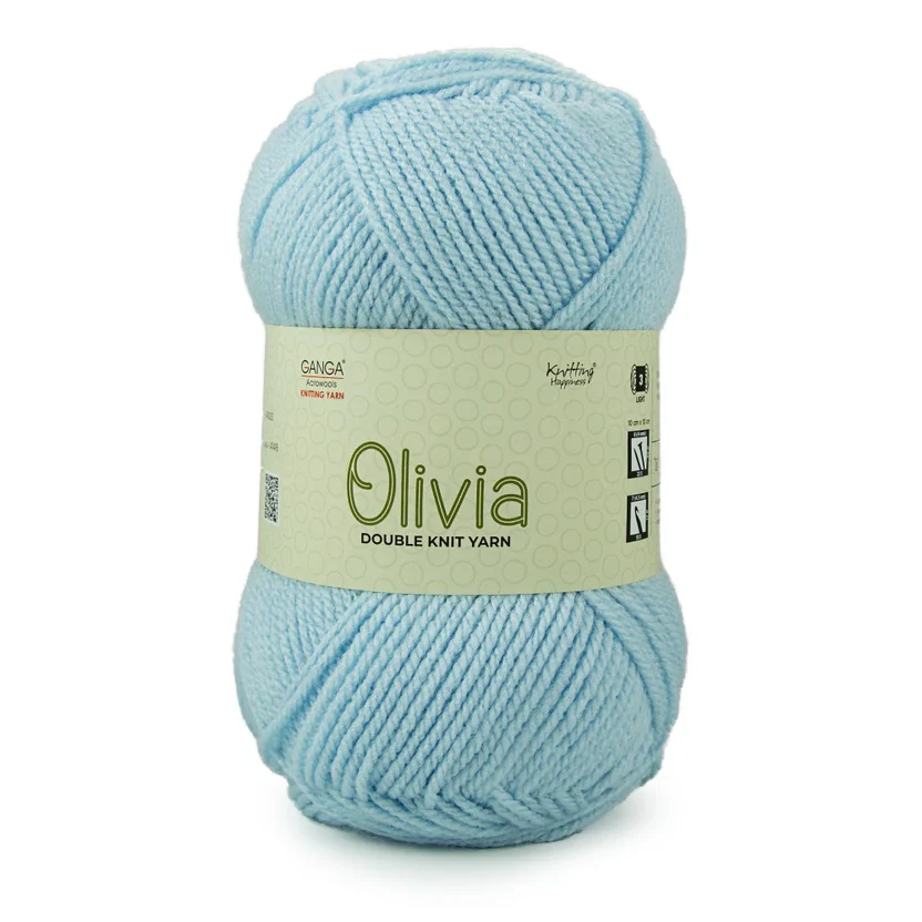 Olivia Double Knit Yarn – 100g Premium Acrylic Yarn for Knitting & Crochet view 23