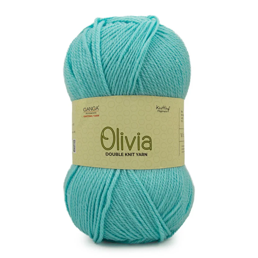 Olivia Double Knit Yarn – 100g Premium Acrylic Yarn for Knitting & Crochet view 4