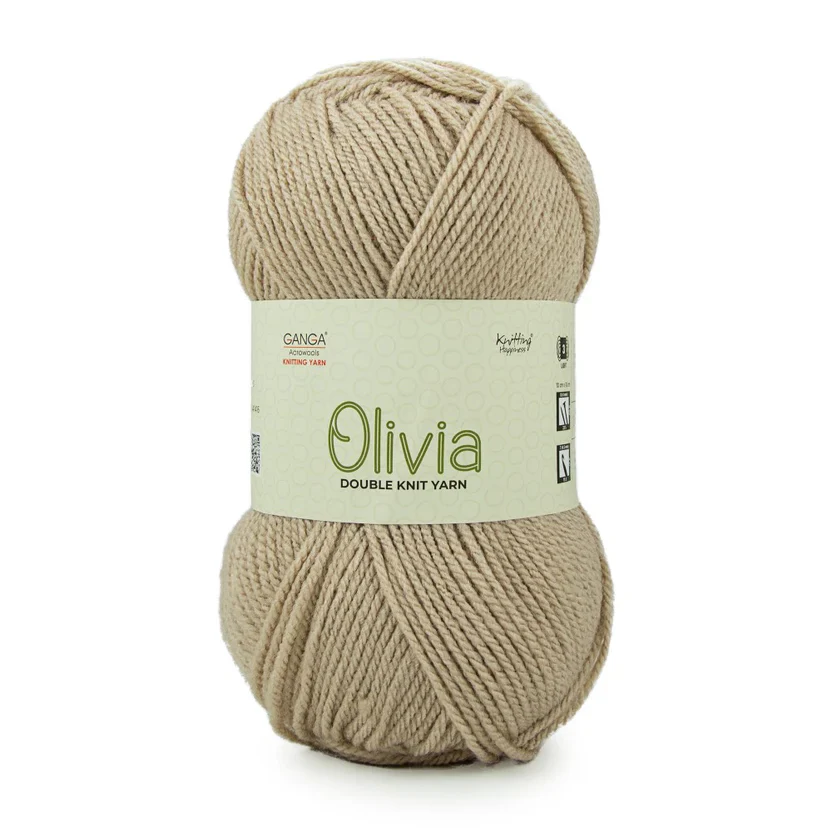 Olivia Double Knit Yarn – 100g Premium Acrylic Yarn for Knitting & Crochet view 5