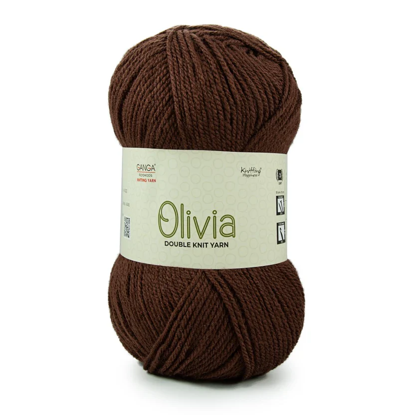 Olivia Double Knit Yarn – 100g Premium Acrylic Yarn for Knitting & Crochet view 6