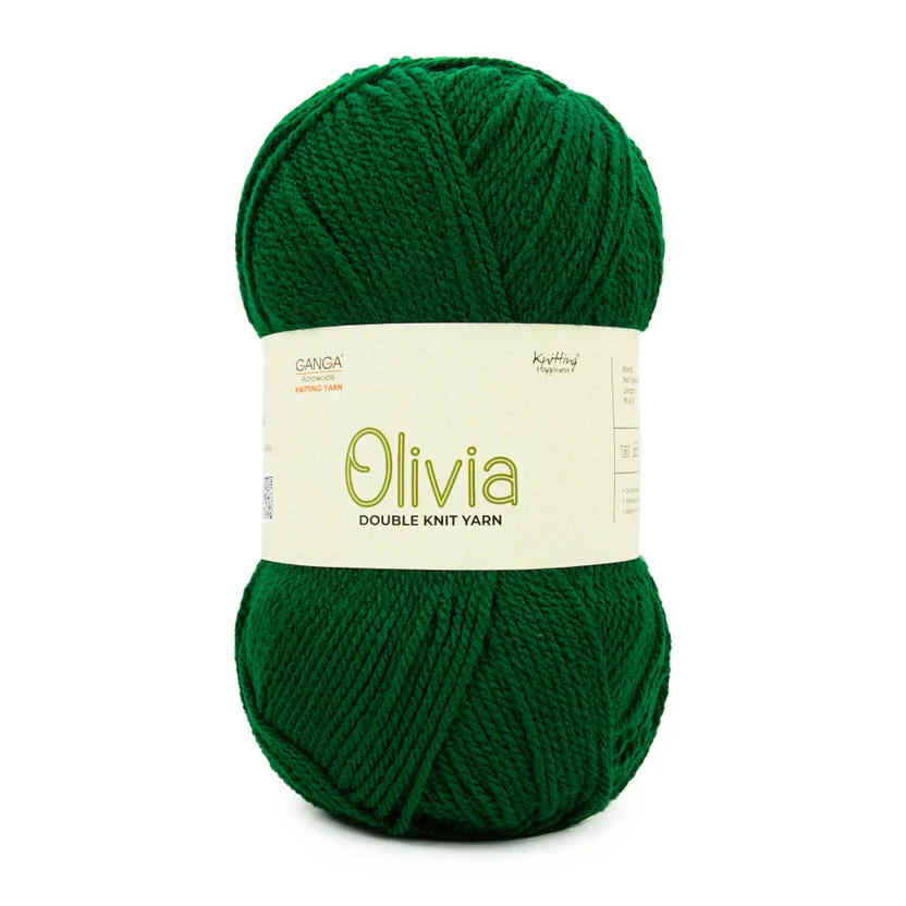 Olivia Double Knit Yarn – 100g Premium Acrylic Yarn for Knitting & Crochet view 9