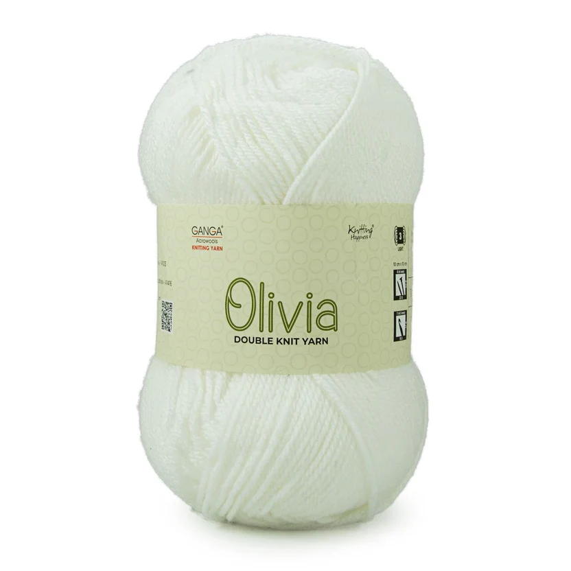 Olivia Double Knit Yarn – 100g Premium Acrylic Yarn for Knitting & Crochet view 27