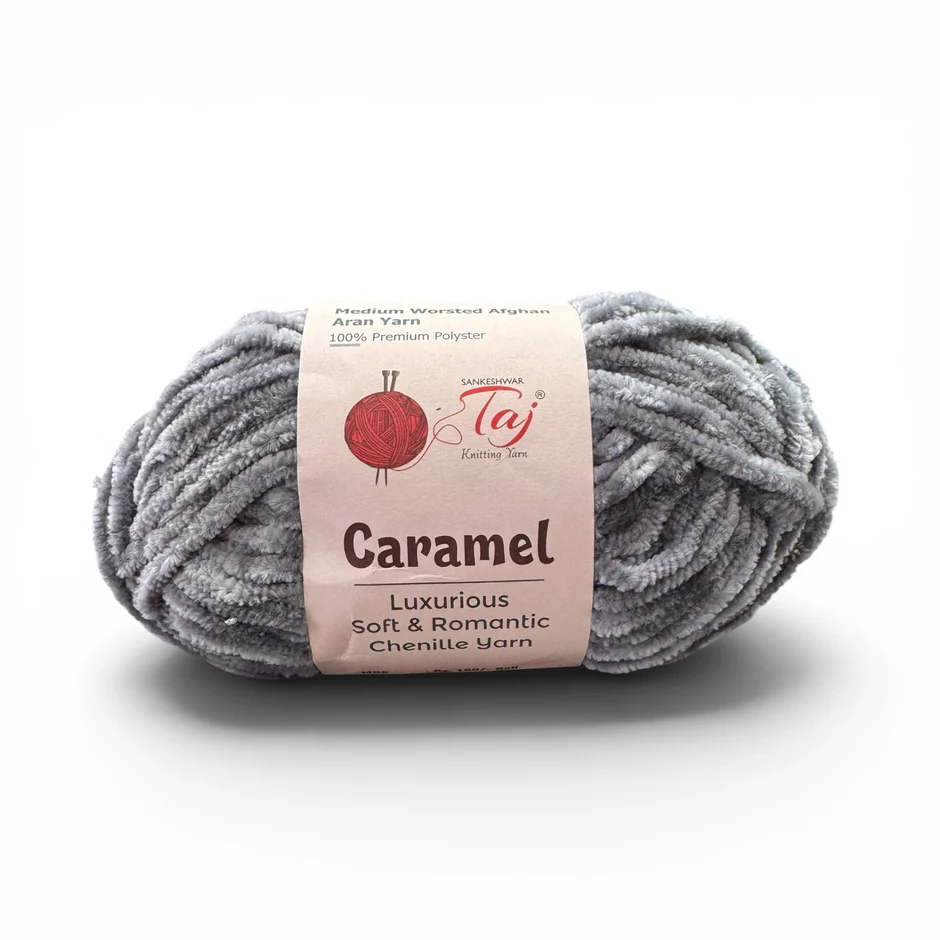 Taj Caramel Chenille Yarn view 30
