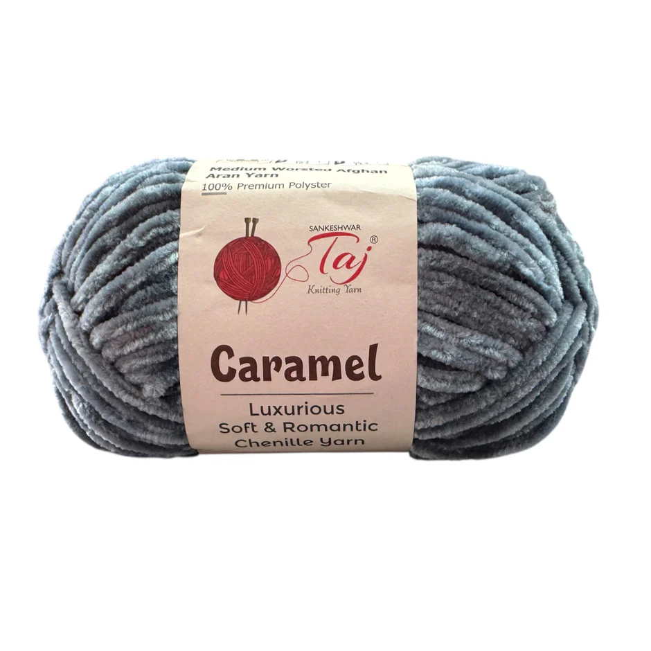 Taj Caramel Chenille Yarn view 22