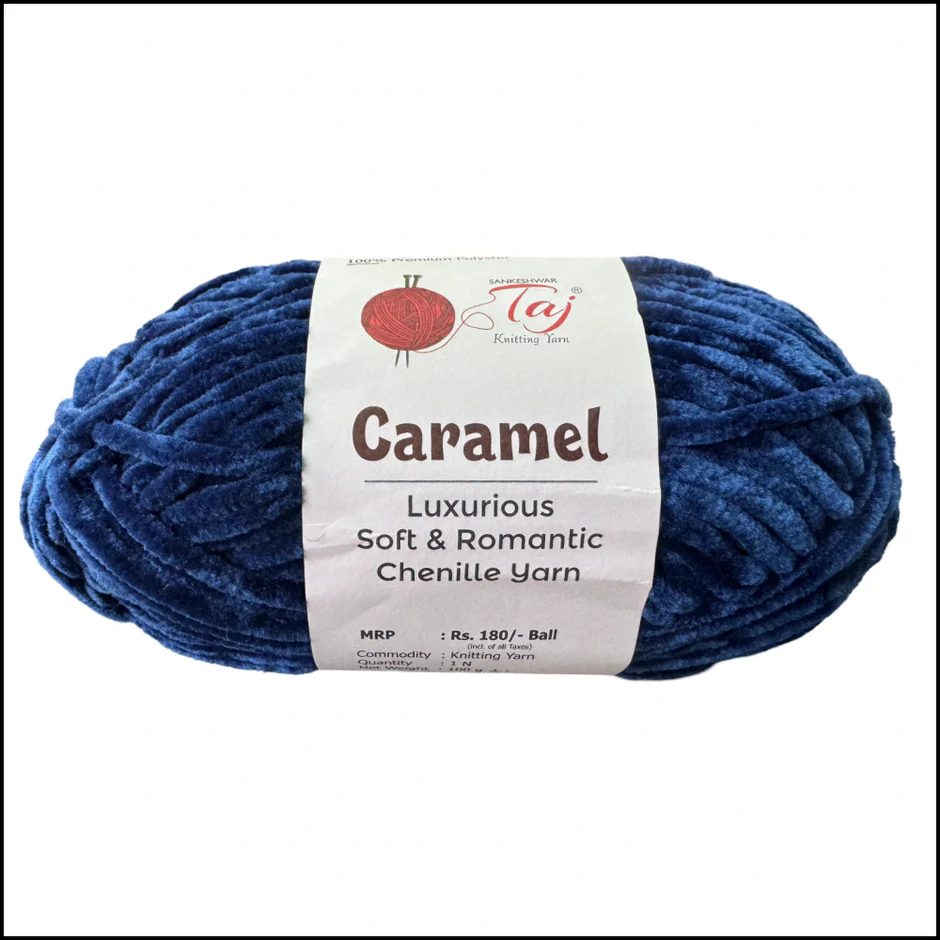Taj Caramel Chenille Yarn view 10