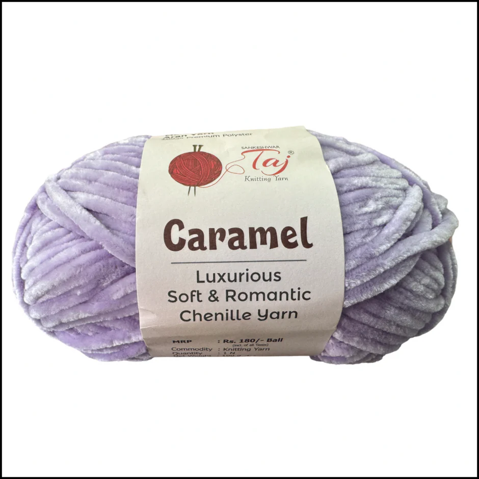 Taj Caramel Chenille Yarn view 15