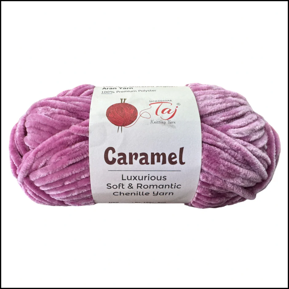 Taj Caramel Chenille Yarn view 13
