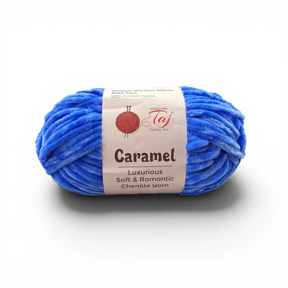 Taj Caramel Chenille Yarn view 23