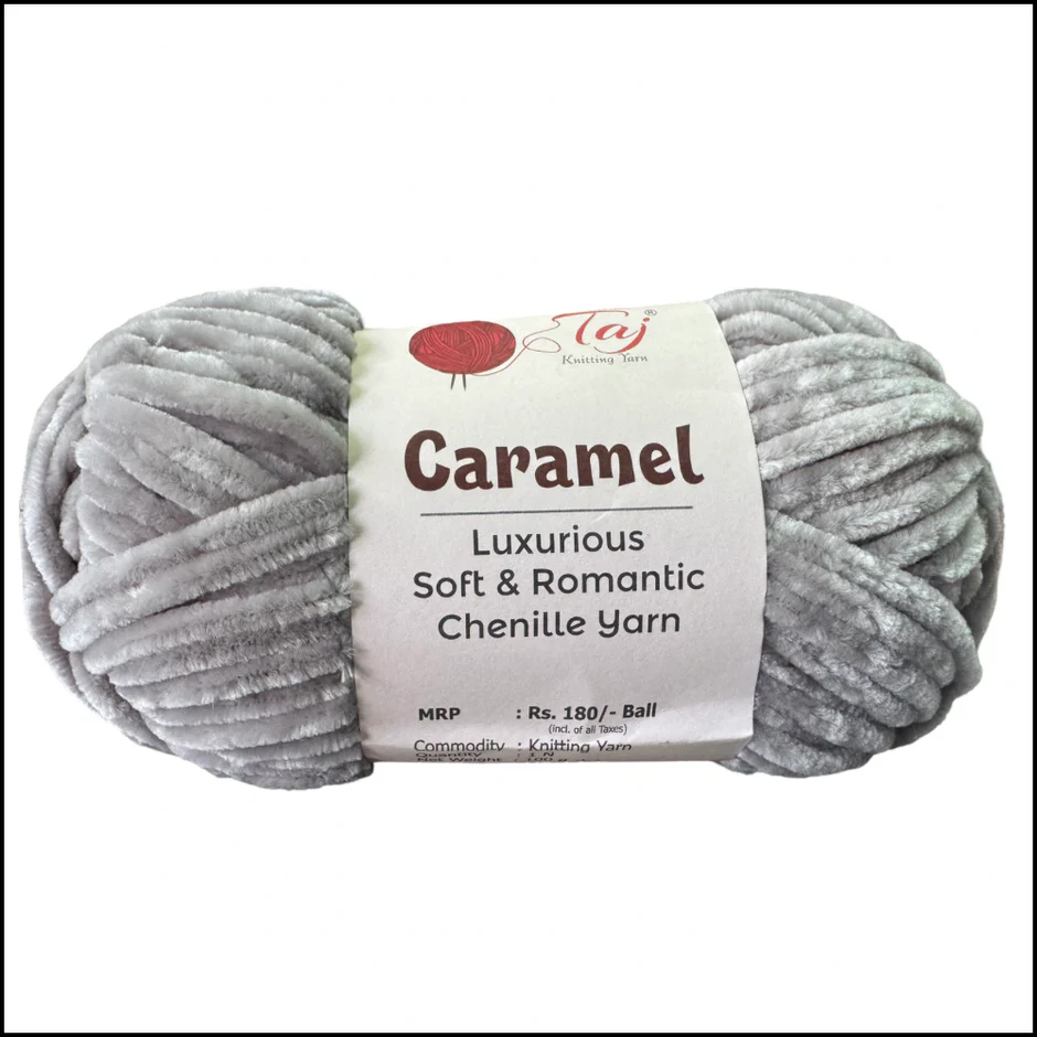 Taj Caramel Chenille Yarn view 11