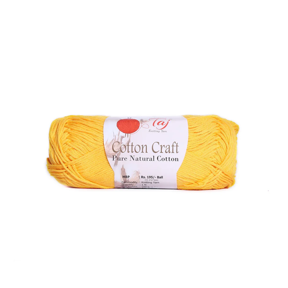 Taj Cotton Craft Yarn Artisan Wool Skein