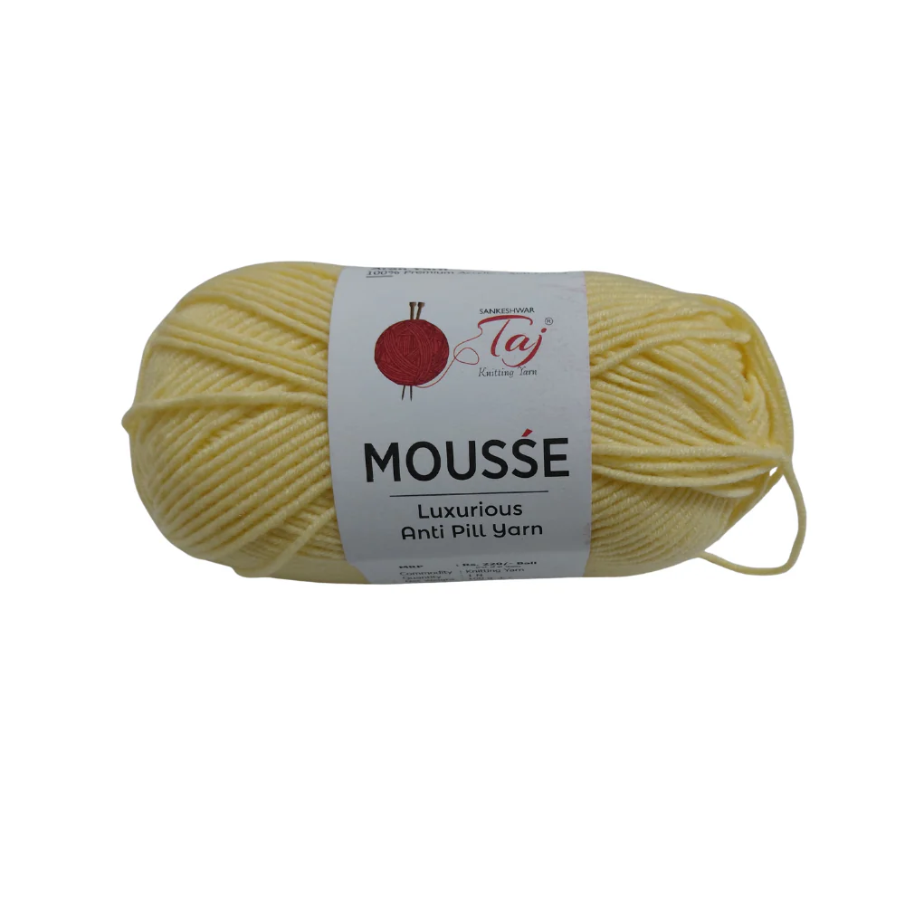Taj Mousse Yarn – Ultra Soft Fluffy Lightweight Yarn for Knitting & Crochet view 4