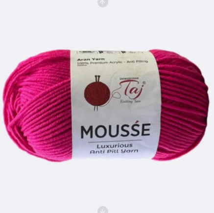Taj Mousse Yarn – Ultra Soft Fluffy Lightweight Yarn for Knitting & Crochet view 8